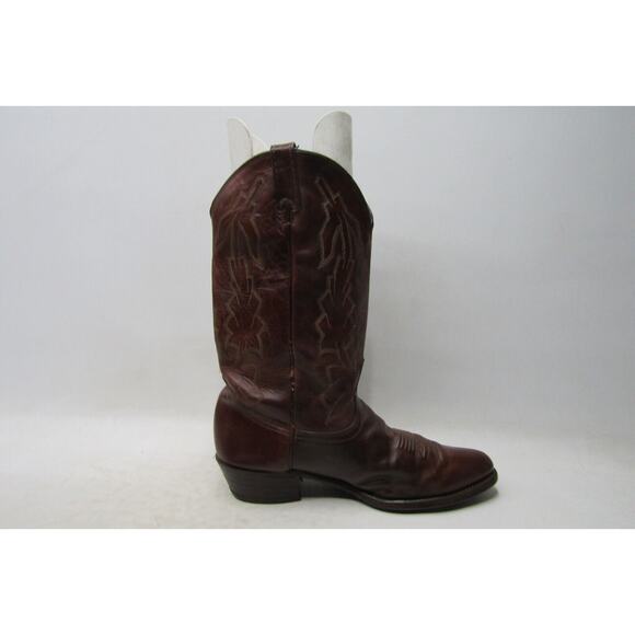 Dan Post Mens Size 10 EW Brown All Leather Western Cowboy Boots main image 8
